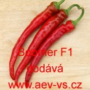 Paprika roční zeleninová hybridní pálivá Boomer F1 precisem