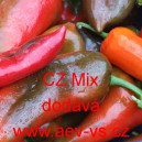 Paprika roční zeleninová široký kozí roh asi 19x7 cm CZ Mix