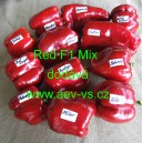 Paprika roční zeleninová hybridní EU F1 Red Mix